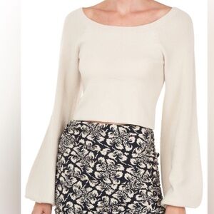 AMUR Cream Forrest Wool Sweater
